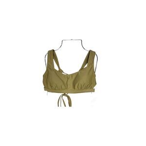 Xhilaration Green Glittery Bikini Top Small